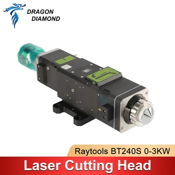 Raytools 0-3KW BT240S Fiber Laser rezalne Glave za Ročno Izostritev za QBH Kovin, Laserski izrez FIber Laser rezalni Stroj