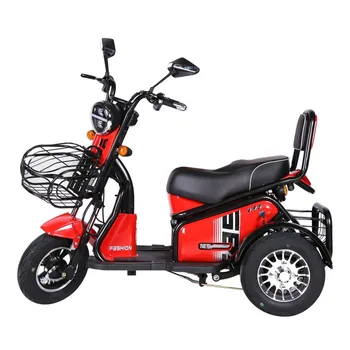 Tricikel Egs Za Starejše Odrasle Roza Max Črna, Oranžna, Modra Telo Motor, Siva Baterije Barve